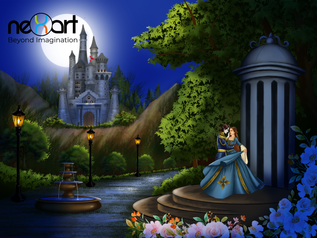 fantasy Garden Illustration